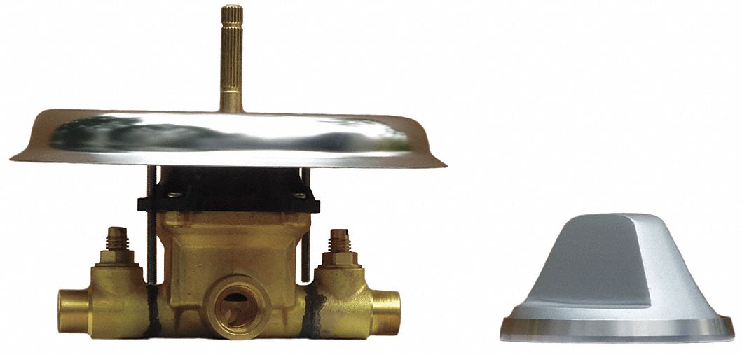 ODD BALL INDUSTRIES Tub and Shower Valve, Odd Ball, Chrome 38R022SP