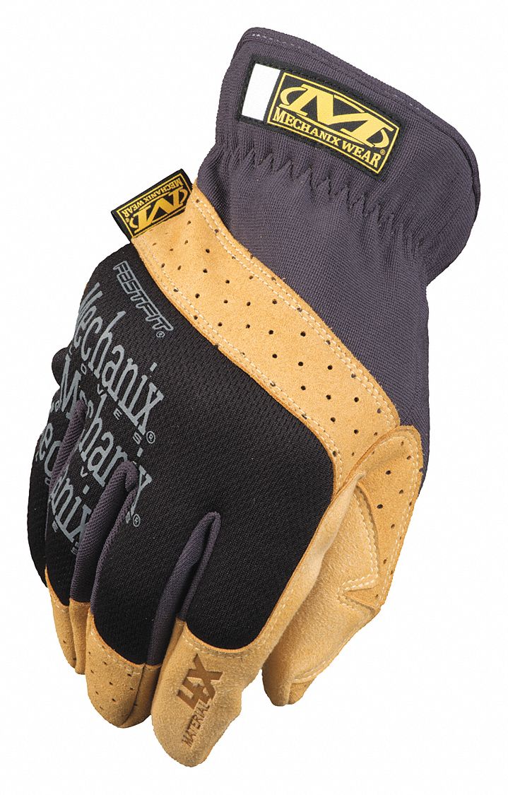 MECHANIX WEAR General Utility Mechanics Gloves, S, Black, Synthetic