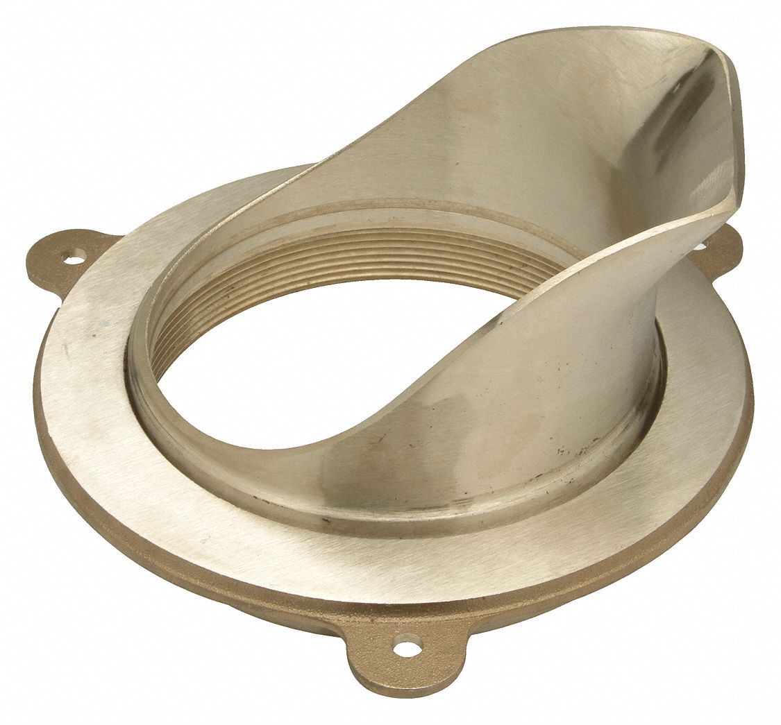 ZURN 41/2" Nickel Bronze Nozzle, Bronze 38UK36ZANB1994IP Grainger