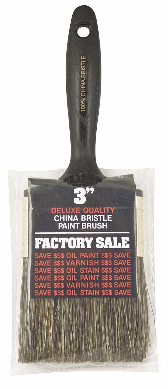 WOOSTER, Flat Sash Brush, 3 in, Paint Brush 38UX27Z11013 Grainger