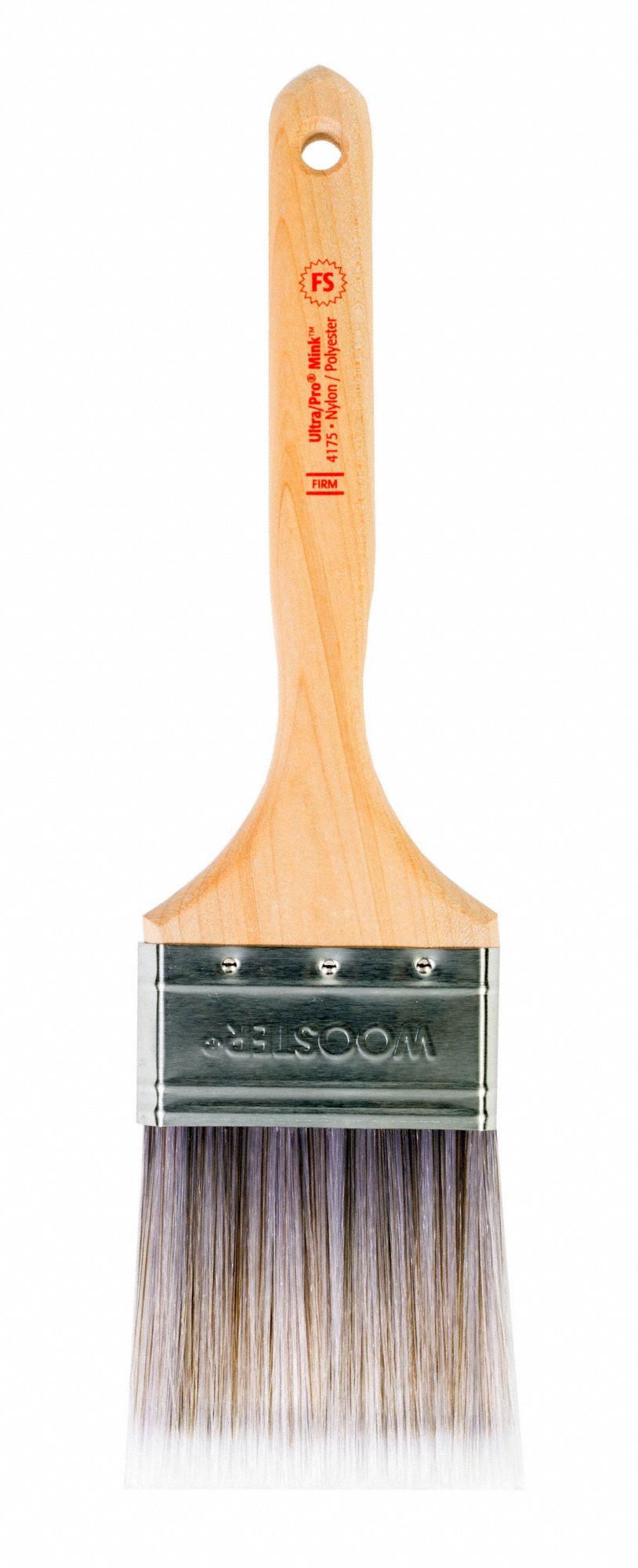 WOOSTER 3 in Flat Sash Polyester/Nylon Paint Brush, Firm, for All