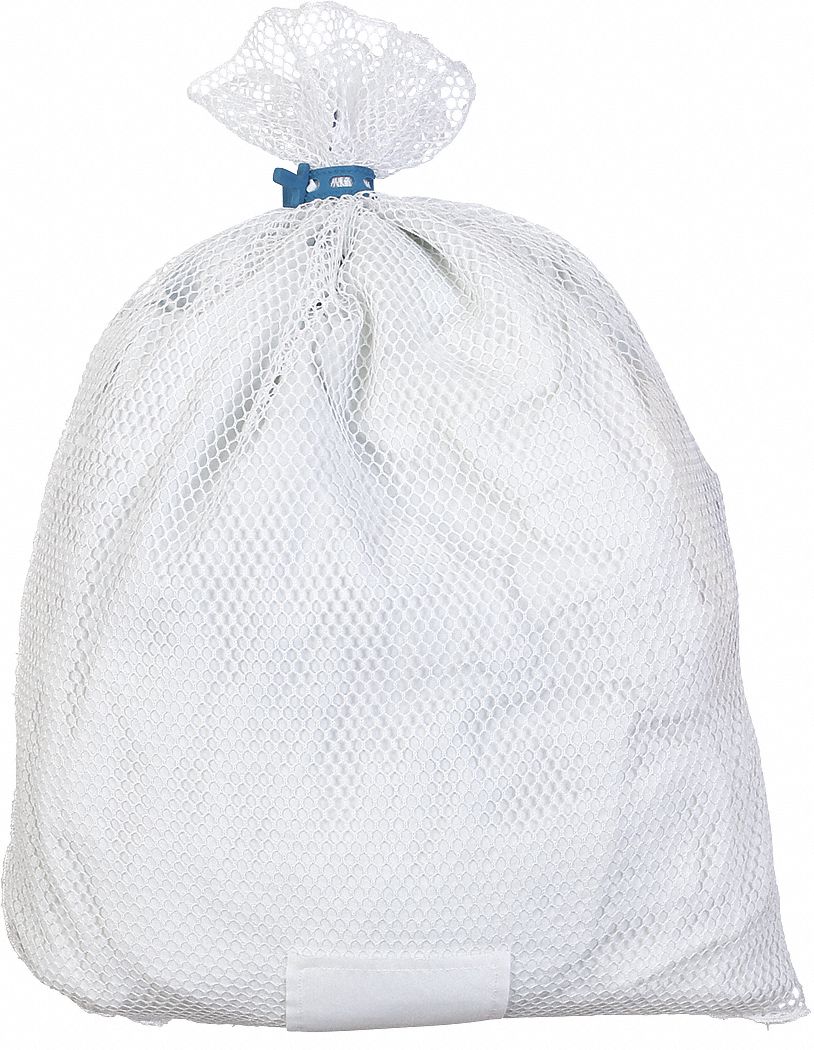 Rubber Closure, Heavy Wt Polyester, Mesh Laundry Bag 38UZ93ID245165
