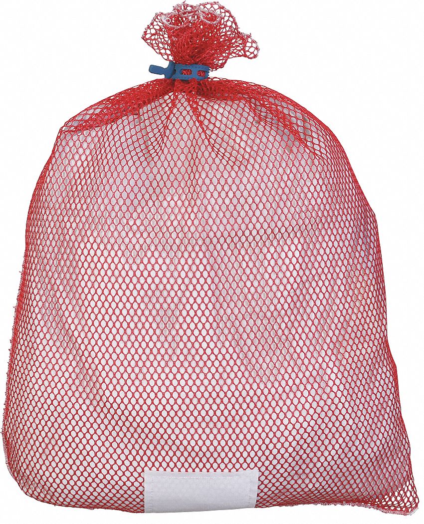 Rubber Closure, Heavy Wt Polyester, Mesh Laundry Bag 38UZ97ID245157