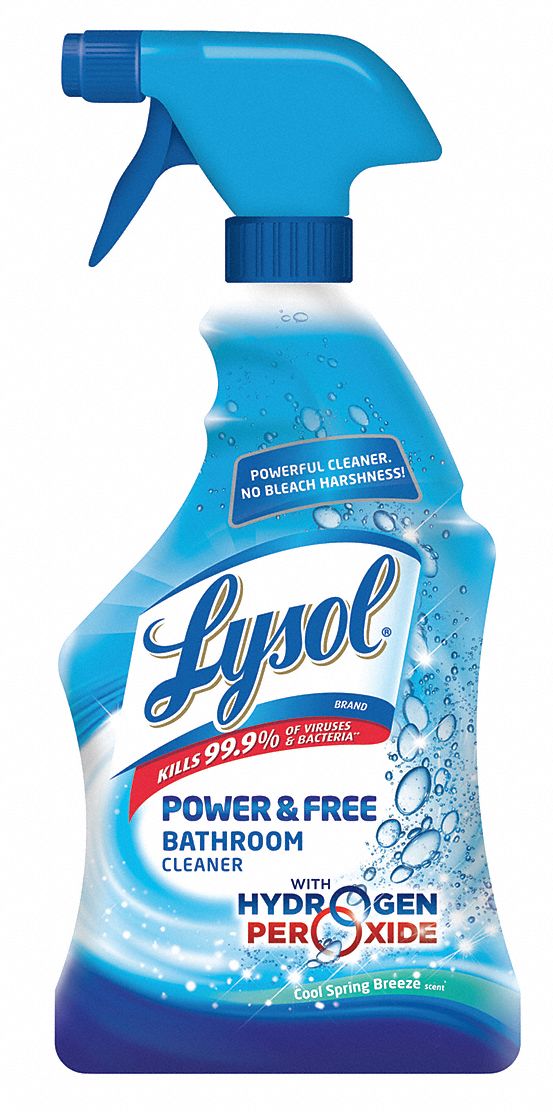 LYSOL Bathroom Cleaner, 22 oz Cleaner Container Size, Trigger Spray