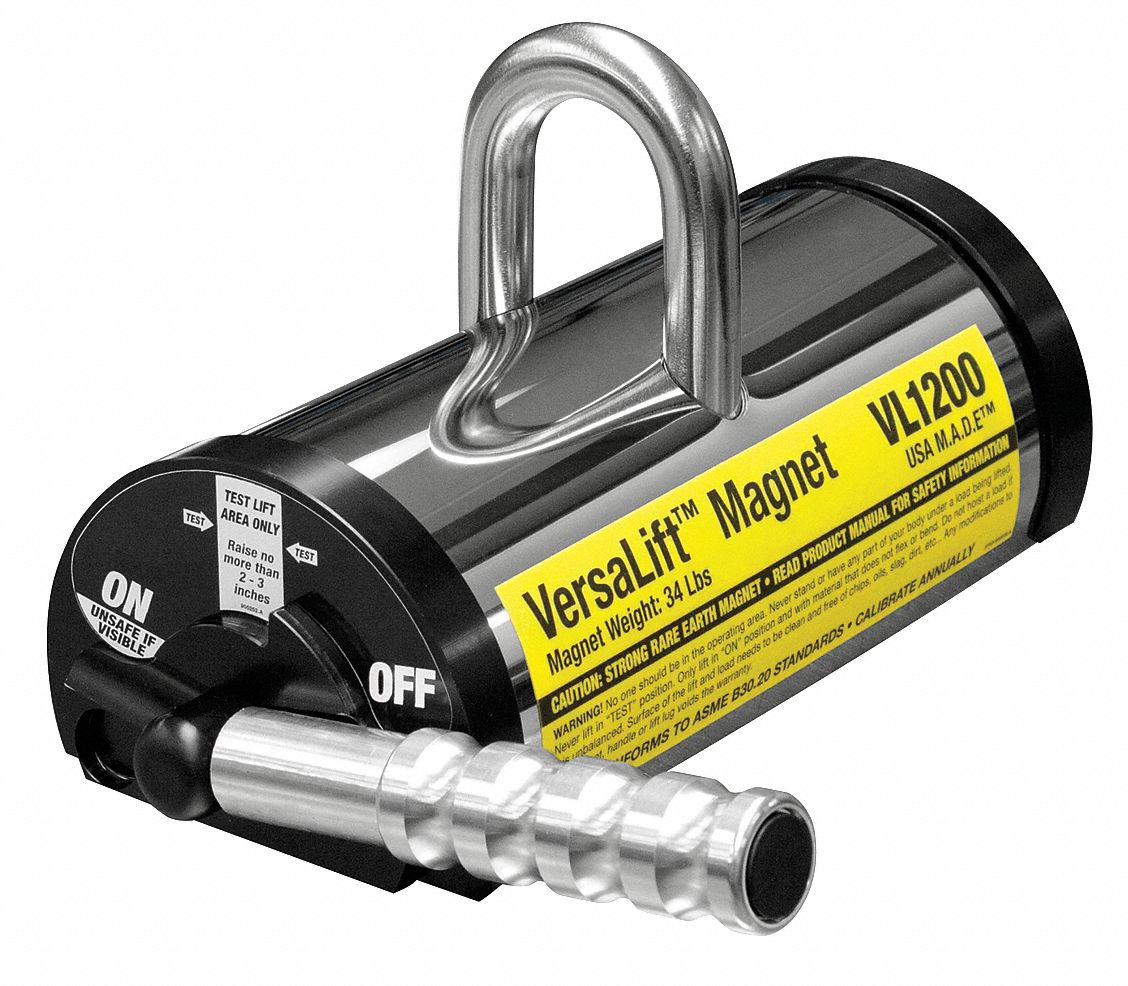 MAGMATE Lifting RareEarth, 1200lbCap, 11 In 38V890VL1200 Grainger