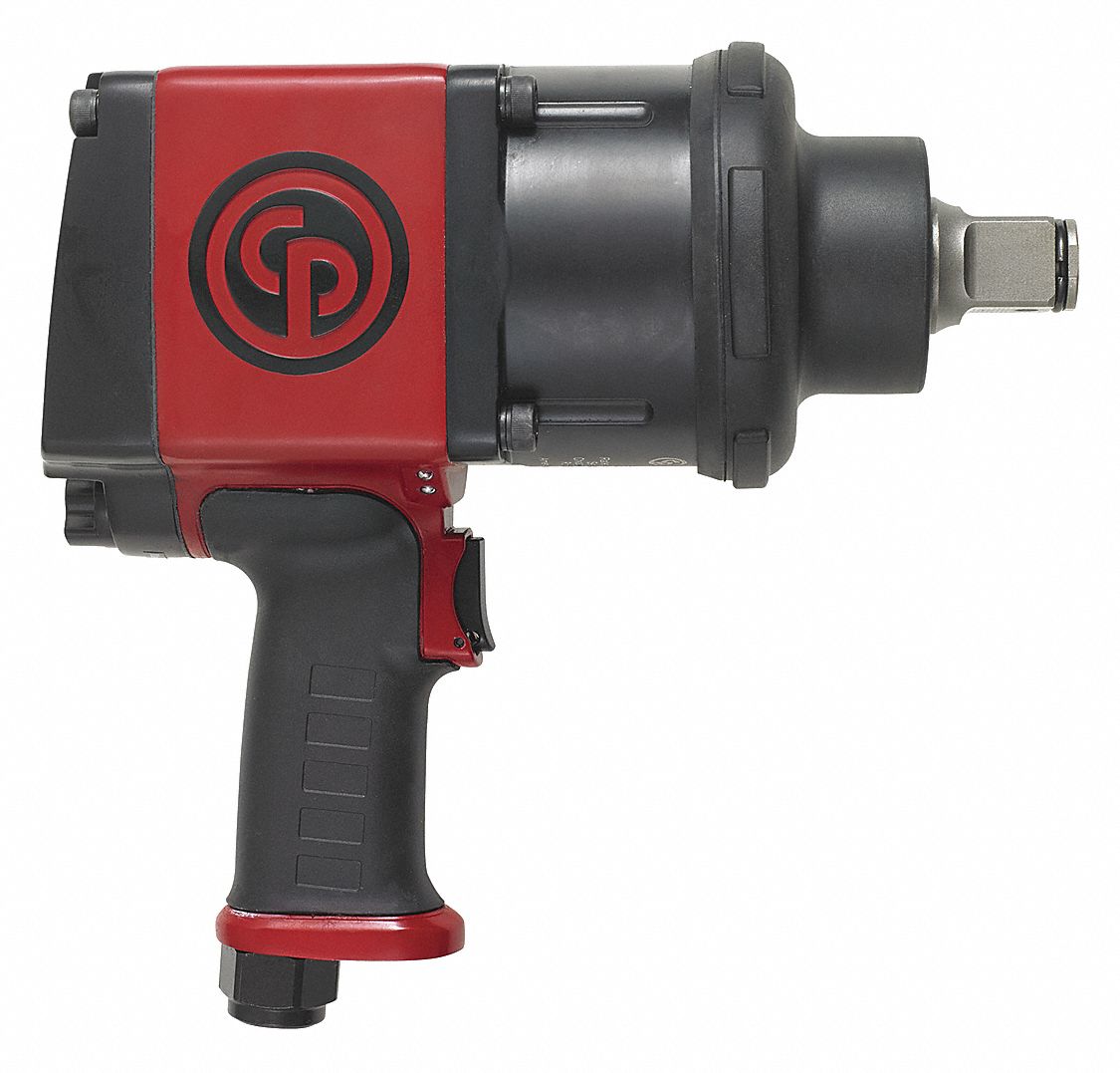 CHICAGO PNEUMATIC Air Powered, Impact Wrench, 90 psi, 1,530 ftlb