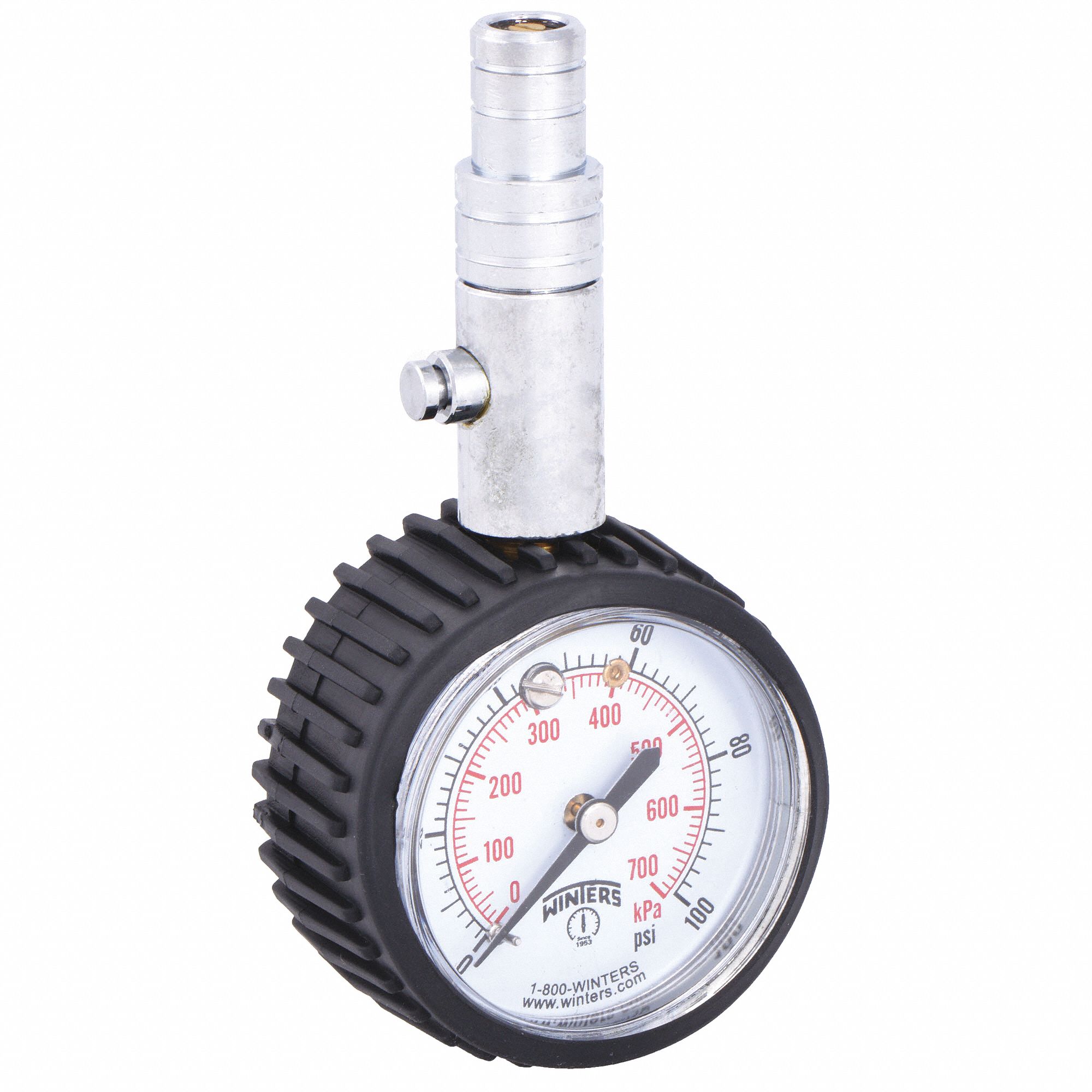 WINTERS, Tire Pressure Gauge, Analog, Tire Pressure Gauge 38VL21