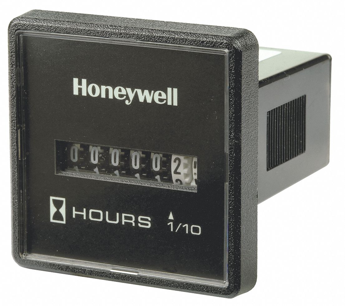 HONEYWELL Hour Meter, 120VAC Operating Voltage, Number of Digits 6