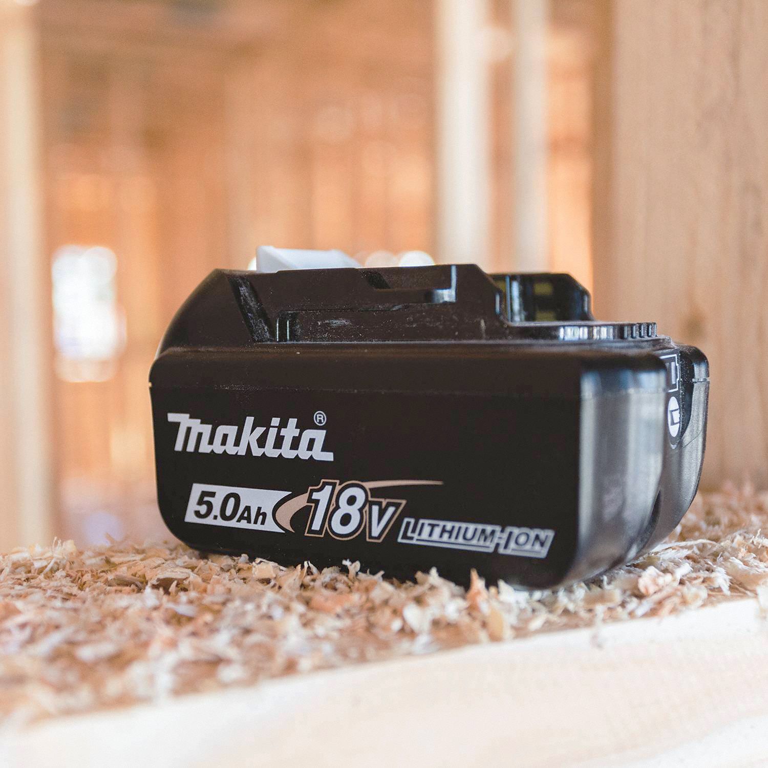 MAKITA Battery: Makita, 18V LXT, Li-Ion, 1 Batteries Included, 5 Ah