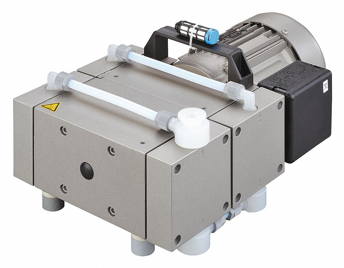 ILMVAC, 1/2 hp Output Power, 2.3 cfm Free Air Displacement, Vacuum Pump