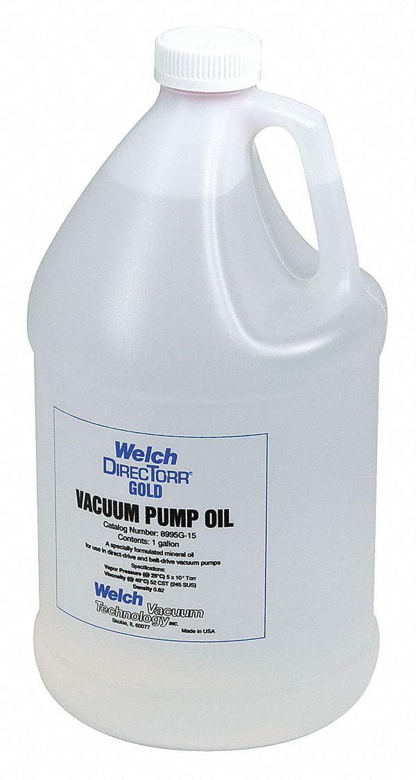 WELCH, 1 gal, Bottle, Vacuum Pump Oil 38XV248995G15 Grainger