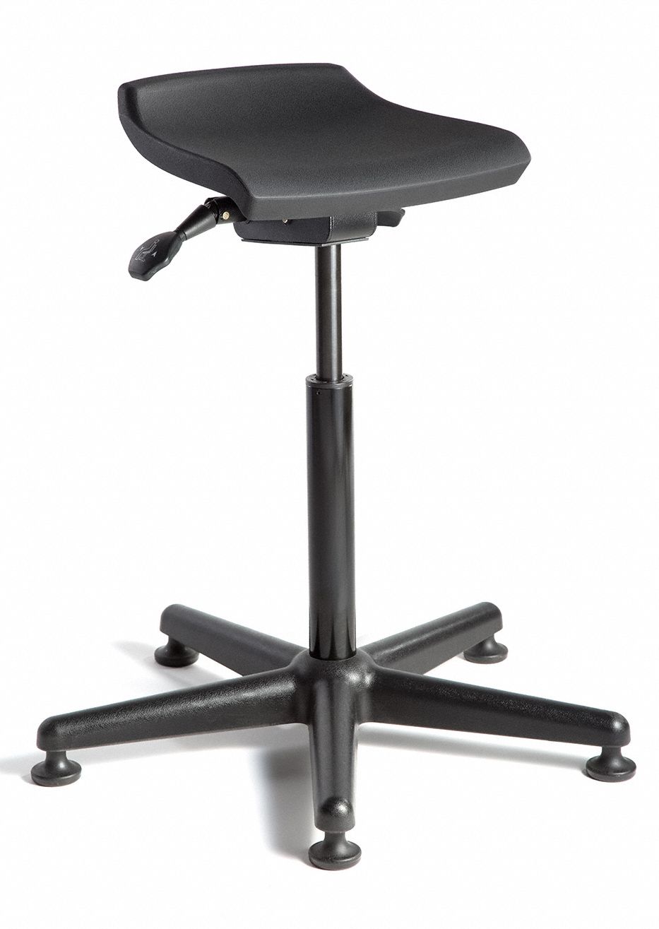 BEVCO Sit/Stand Stool with 22 in to 32 in Seat Height Range and 300 lb
