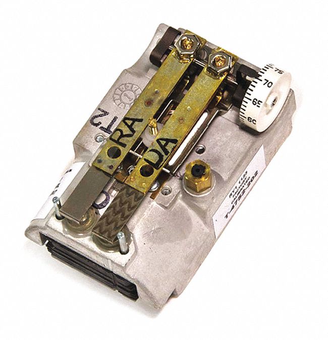 JOHNSON CONTROLS Pneumatic Thermostat, Heating and Cooling, Single