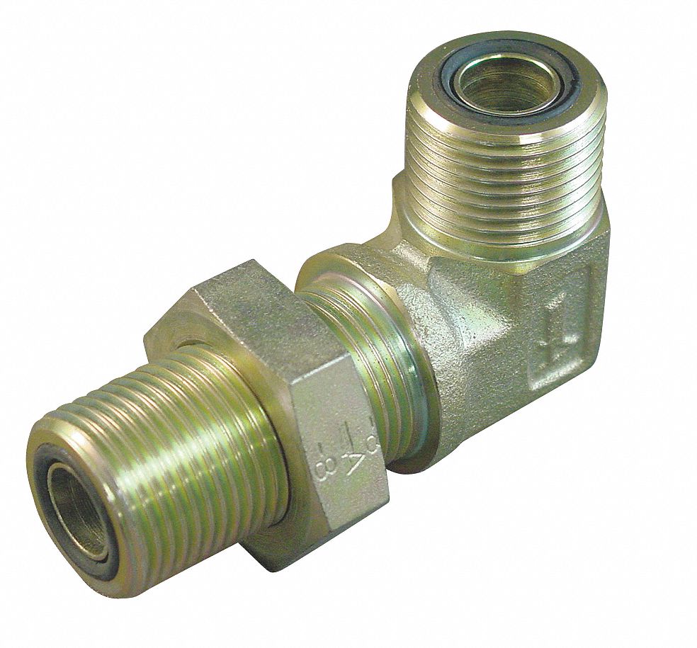 EATON AEROQUIP Hydraulic Hose Adapter, Fitting Material Carbon Steel x