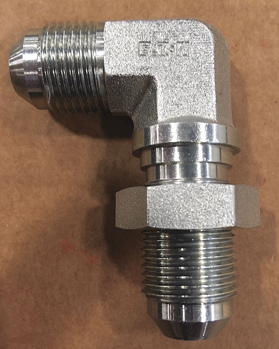 EATON AEROQUIP Hydraulic Hose Adapter, Fitting Material Carbon Steel x