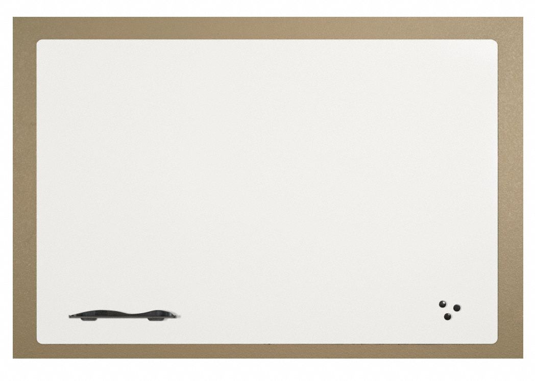 BESTRITE Dry Erase Board Wall Mounted, 48 in Dry Erase Ht, 72 in Dry