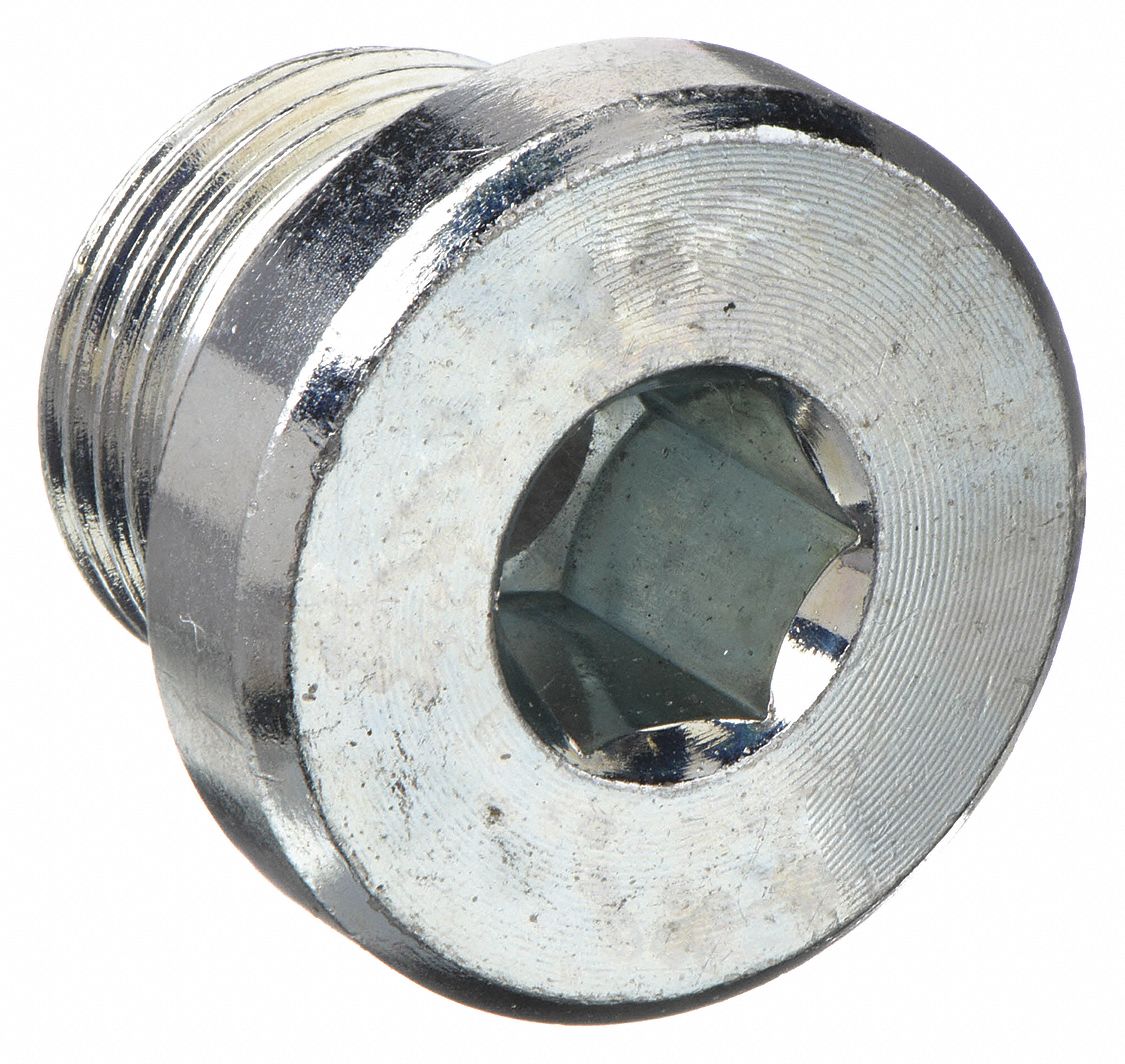 PARKER M20 x 11/2" Hollow Hex Plug with Metric Fitting Connection Type