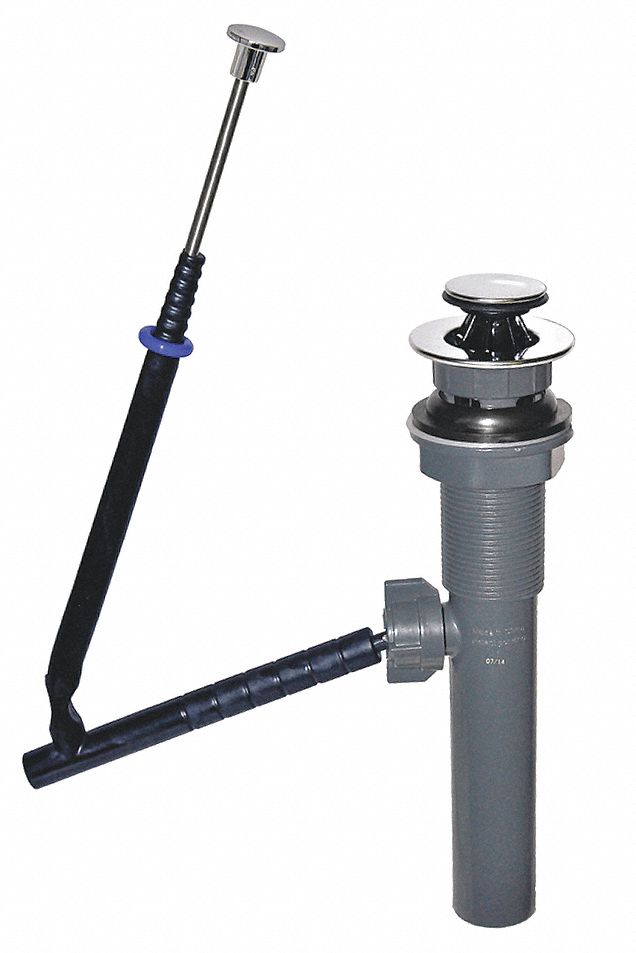 DANCO Plastic, Sink Drain, 2 in Pipe Dia. Drains, PopUp Lavatory Waste Connection Drains