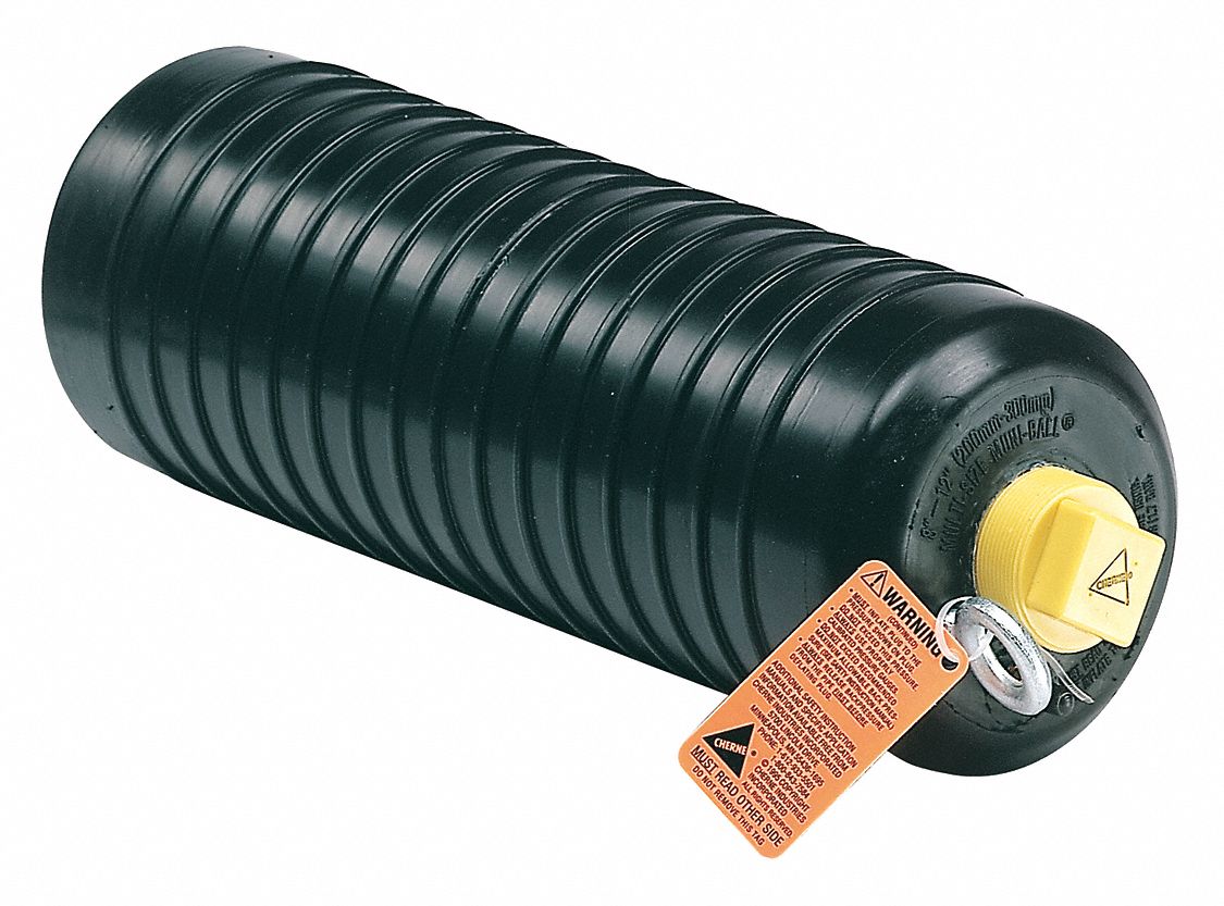 CHERNE, For 48 in 72 in Pipe, Natural Rubber, TestBall Pipe Plug