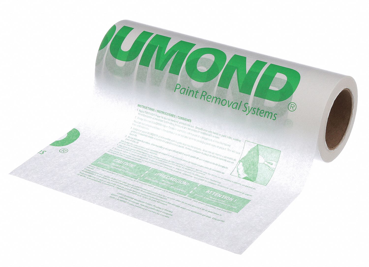 DUMOND Paint Remover, 13 in x 300 ft 39C3191324 Grainger
