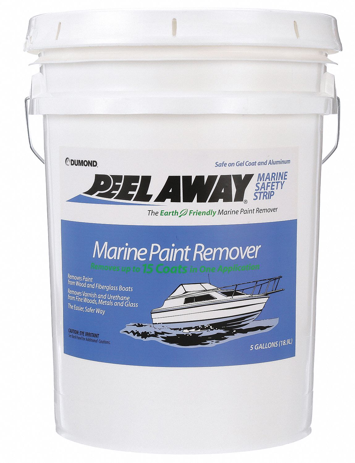 DUMOND Marine Paint Remover, 5 gal, Water, 34.8, Removal of Marine