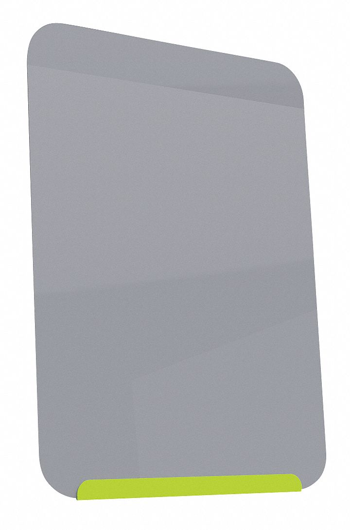 GHENT GlossFinish Steel Dry Erase Board, Wall Mounted, 24 3/8 inH x 18