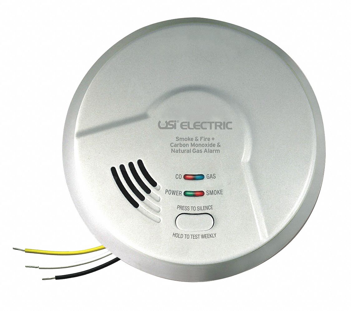UNIVERSAL / USI ELECTRIC 5 3/4 in Smoke Alarm with 85 dB 10 Feet