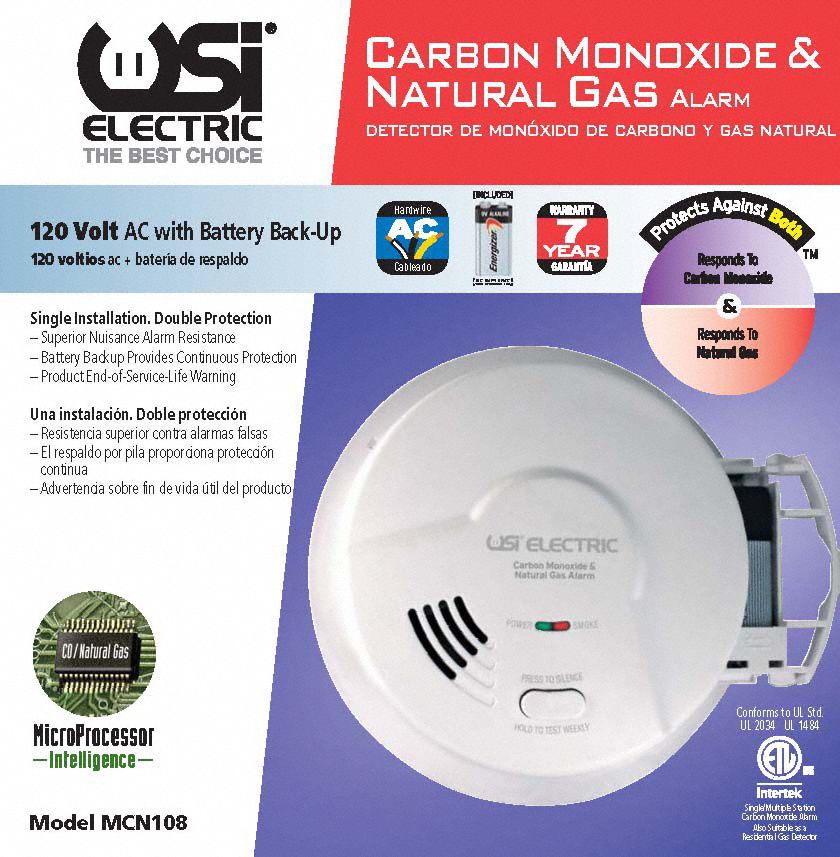 UNIVERSAL / USI ELECTRIC Carbon Monoxide and Gas Alarm Semiconductor