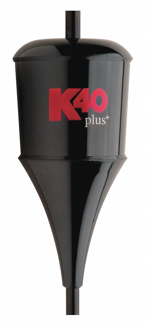 K40 Antenna, 49 in Antenna Length, Black, 26 to 30 MHz, 6,000 W Power