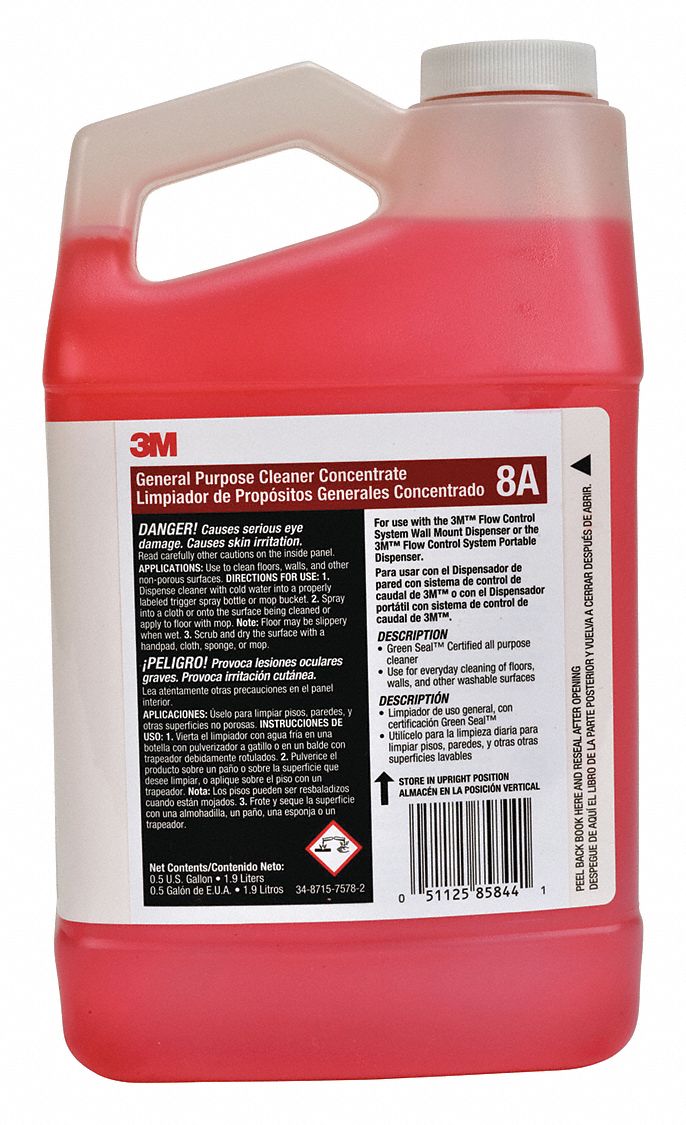 3M, 8A, Fits Flow Control Dispenser Series, General Purpose Cleaner