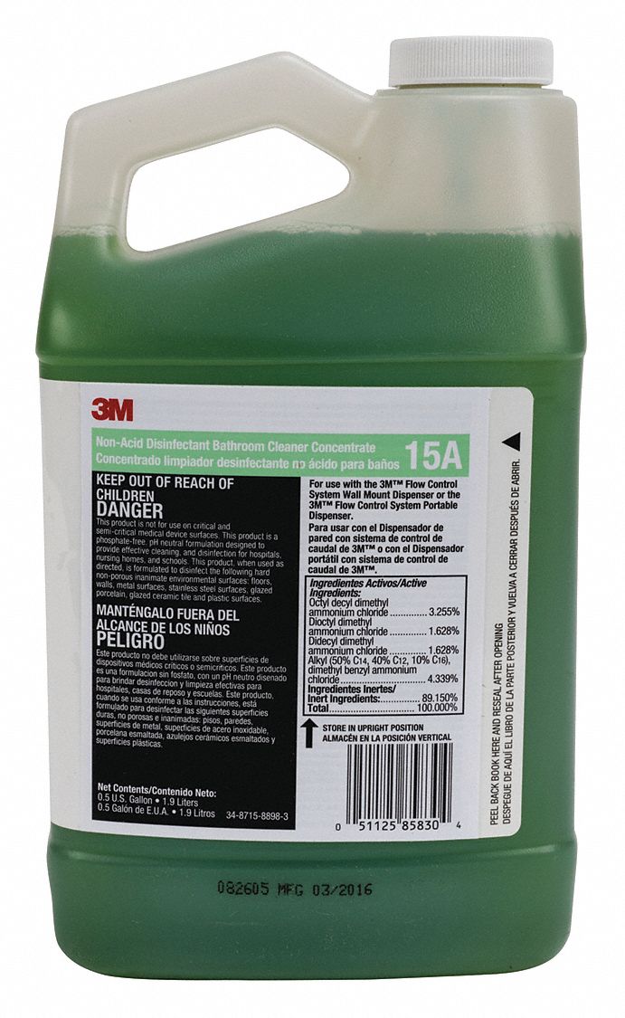 3M NonAcid Bathroom Disinfectant Cleaner For Use With 3M(TM) Flow