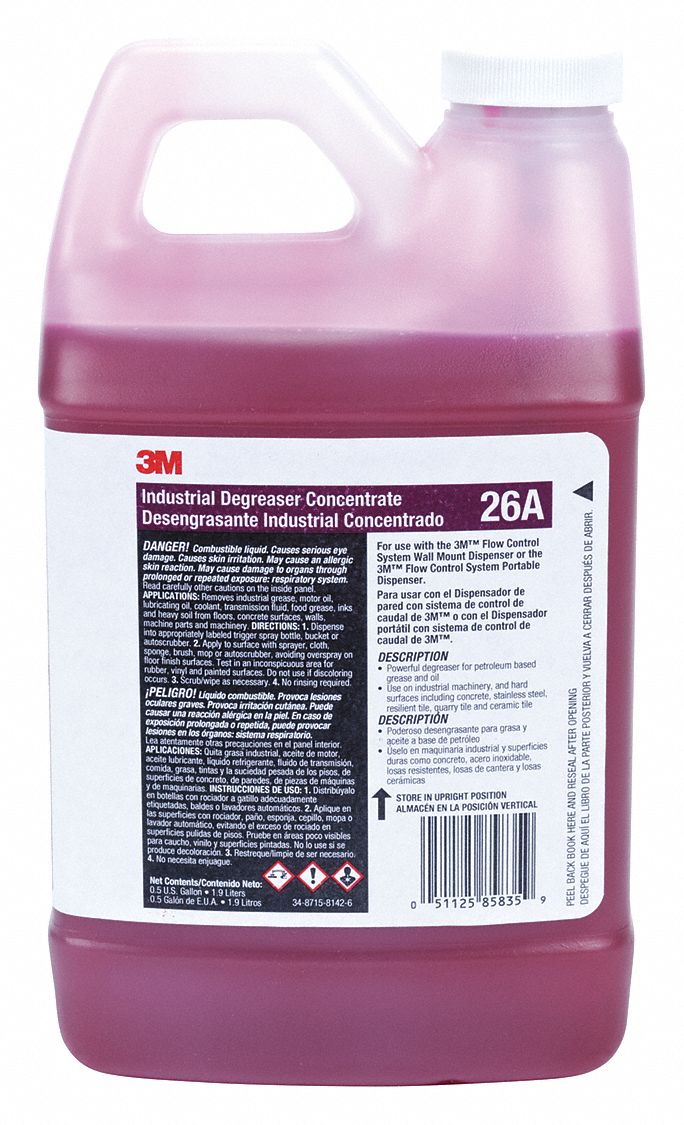 3M Degreaser For Use With 3M™ Flow Control System Chemical Dispenser, 1