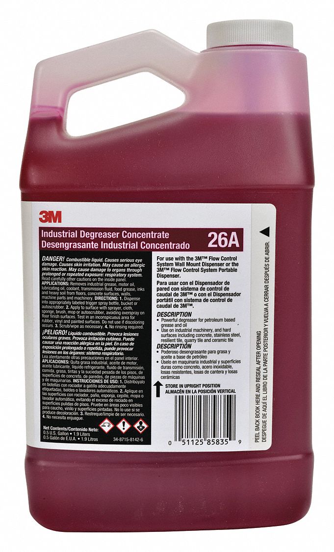 3M Degreaser For Use With 3M(TM) Flow Control System Chemical Dispenser