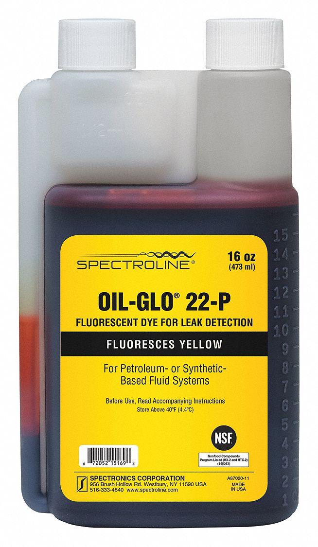 SPECTROLINE, OilBased, Petroleum and Synthetic, Fluorescent Leak