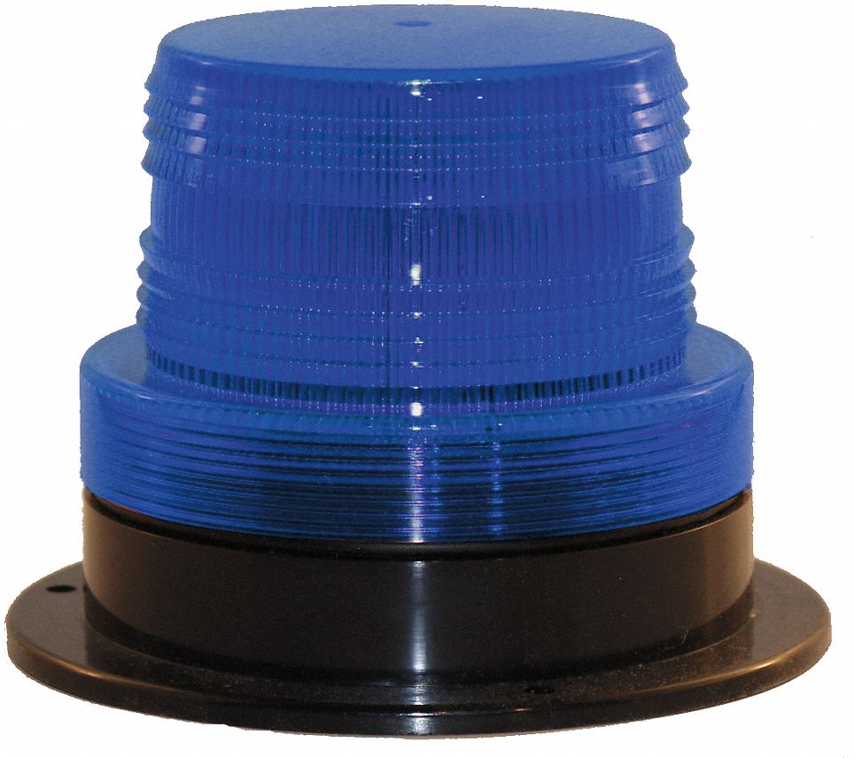 RAILHEAD GEAR Luz Estroboscópica de Advertencia, LED, Azul, 84, 80, 100