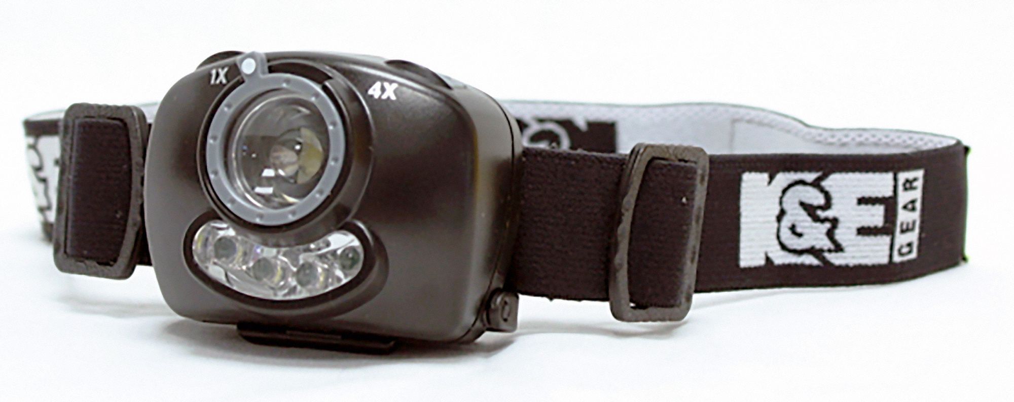 RAILHEAD GEAR LED Headlamp, Plastic, 50,000 hr Lamp Life, Maximum