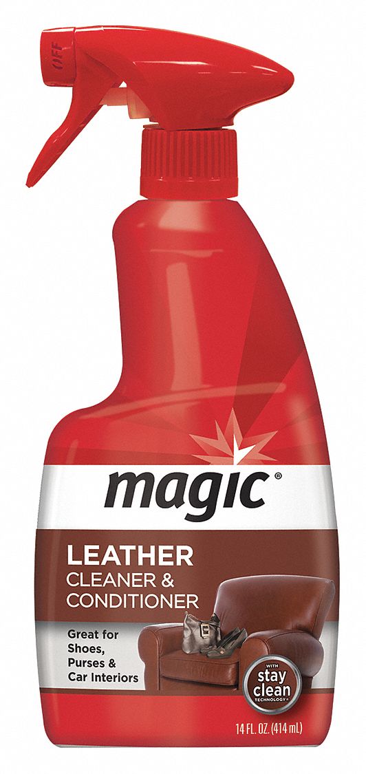 Leather Cleaner & Protector,14 oz. Grainger