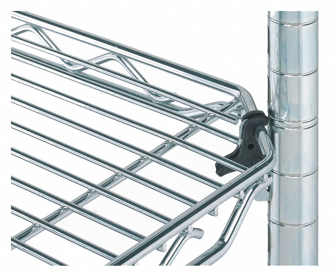 METRO, Qwikslot Shelving, Plastic, Clip,Locking,Quick Slot,Bg 4