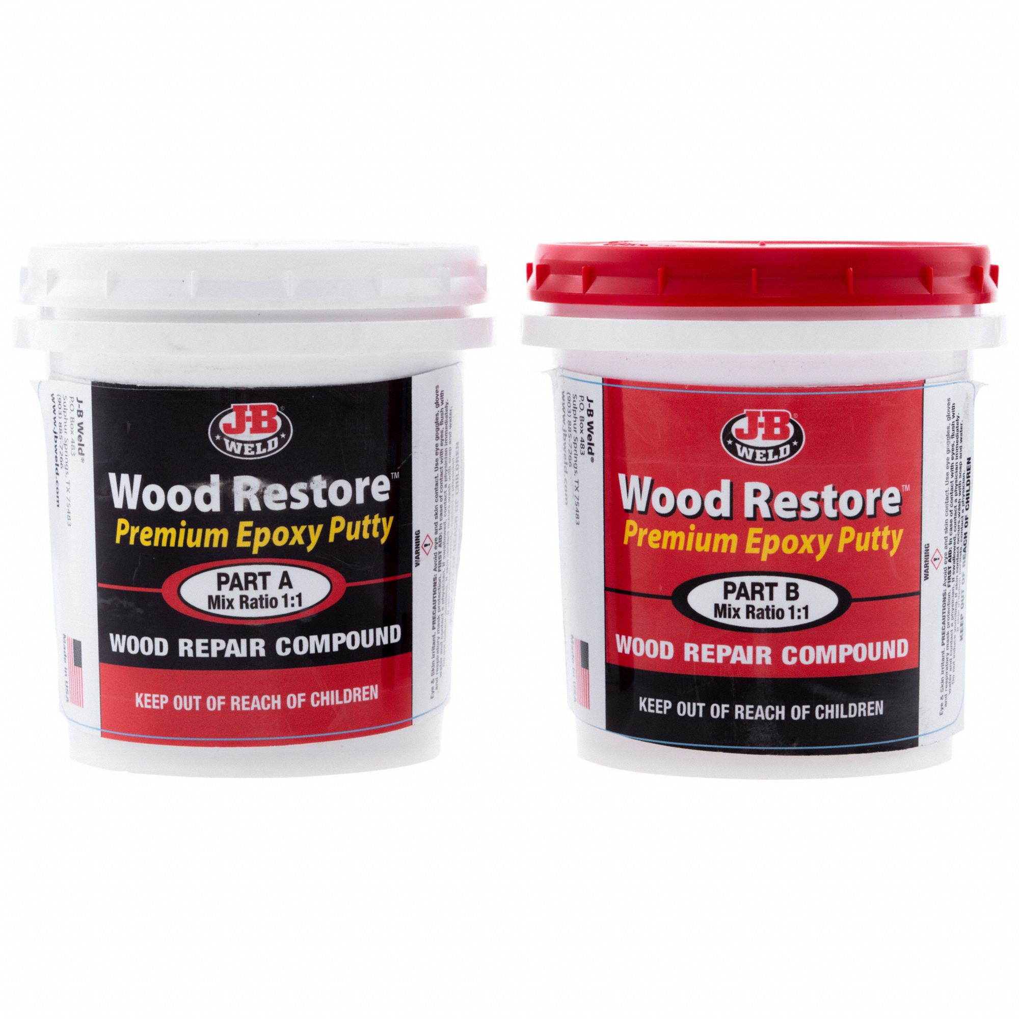JB WELD, Wood Repair, 32 oz Container Size, Epoxy Putty Kit 39F876