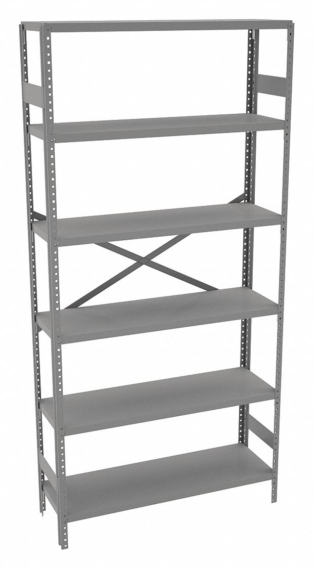 TENNSCO, Standalone, LightDuty, Metal Shelving 39FM57ESP61236