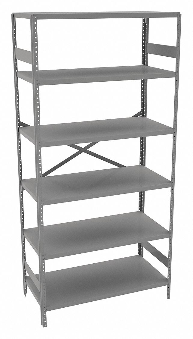 TENNSCO, Standalone, LightDuty, Metal Shelving 39FM58ESP61836 Grainger