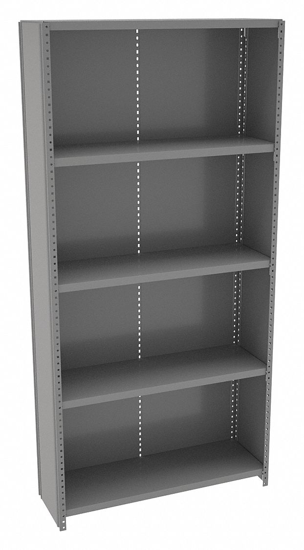 TENNSCO, Standalone, LightDuty, Metal Shelving 39FM60ESPC1236