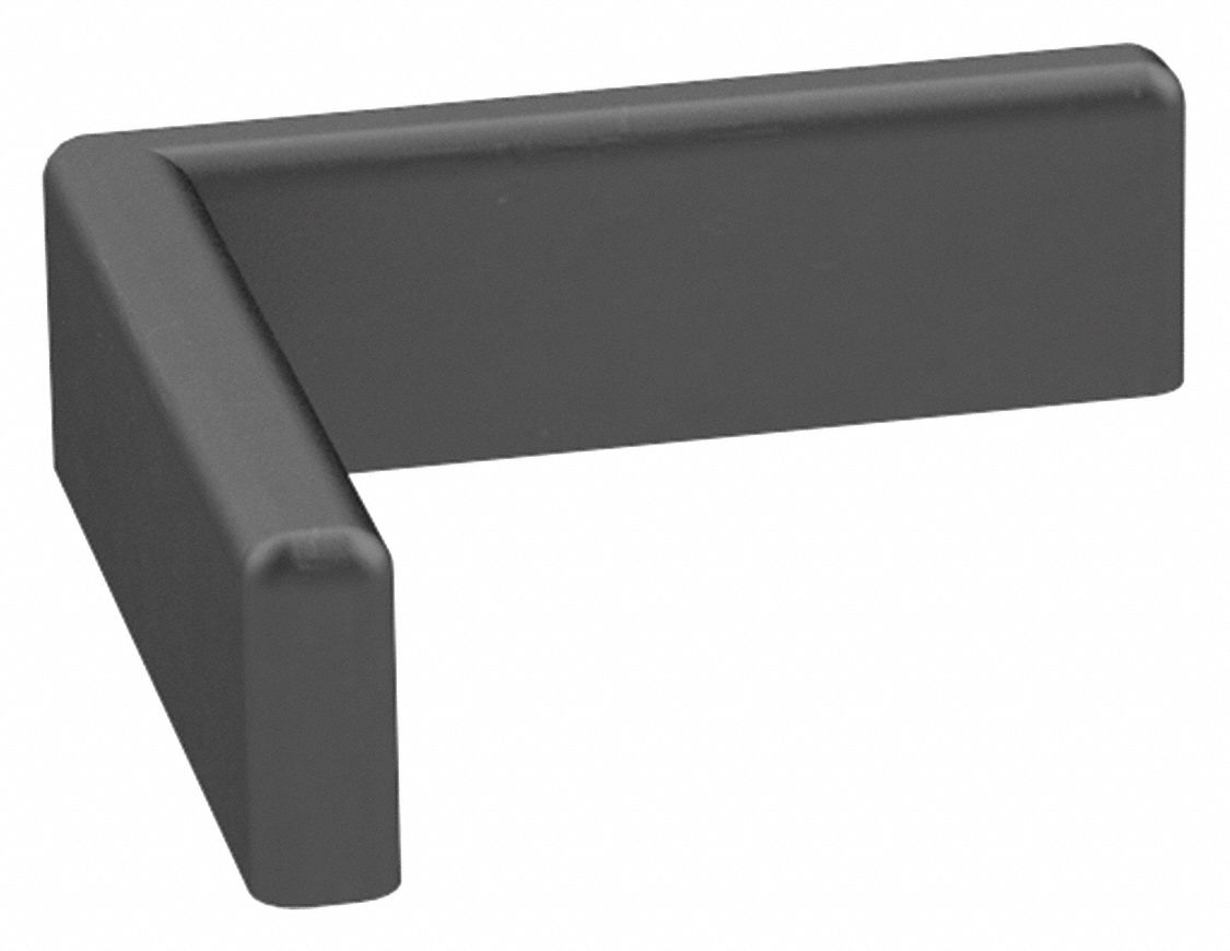 TENNSCO, 1 1/2 in x 1 1/2 in x 7/16 in, Black, Protective Cap 39FM93