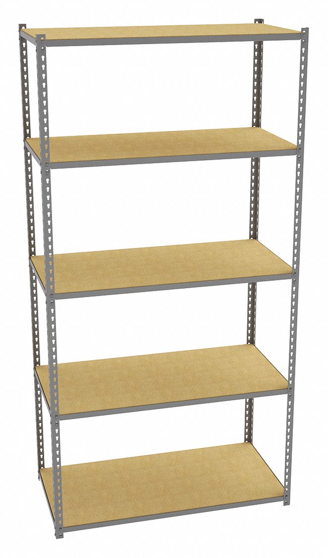 TENNSCO, Starter, LightDuty, Boltless Shelving 39FN07ZA84824S5D
