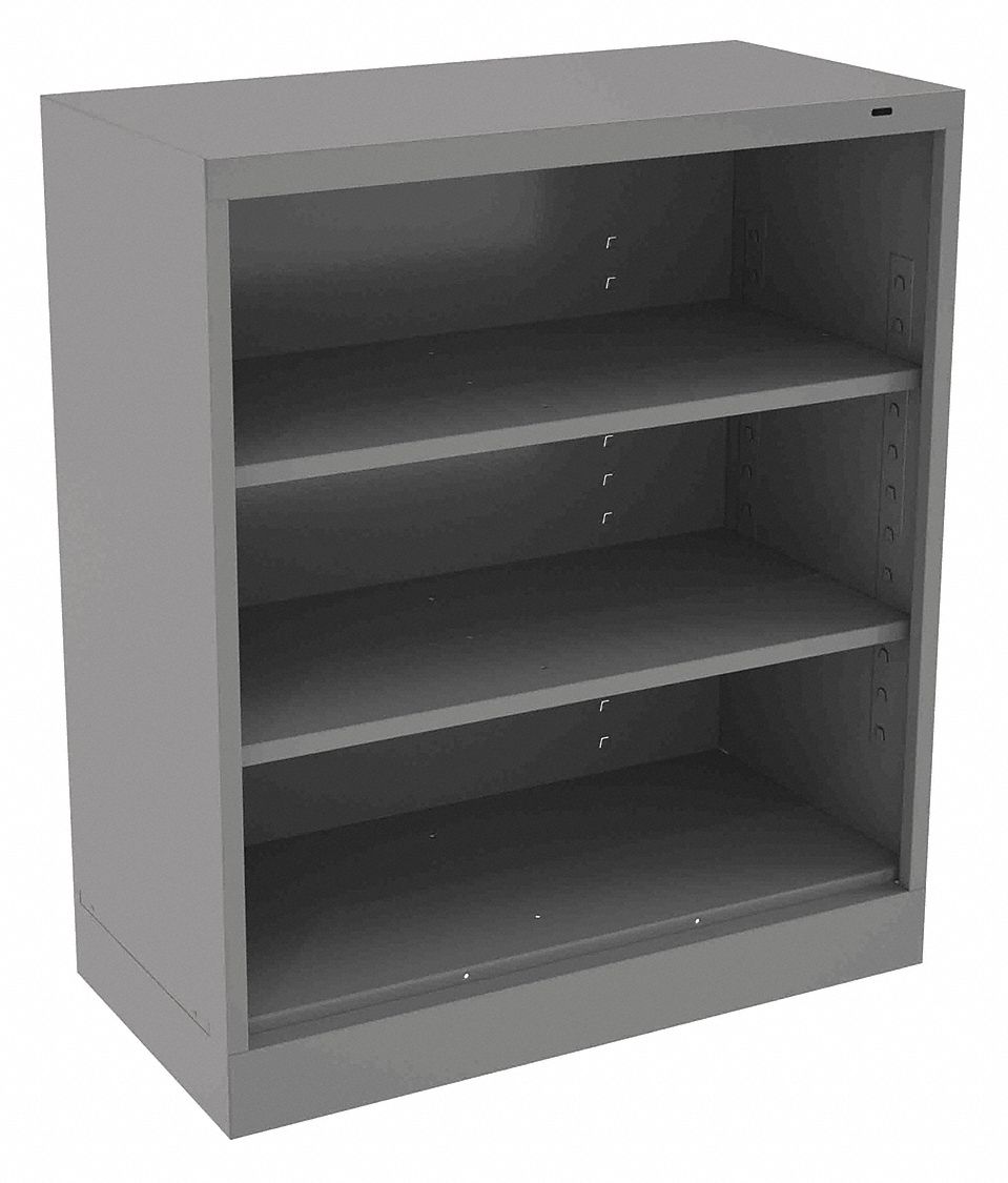 TENNSCO Freestanding Closed Metal Shelving, 36"W x 24"D x 42" Load Cap