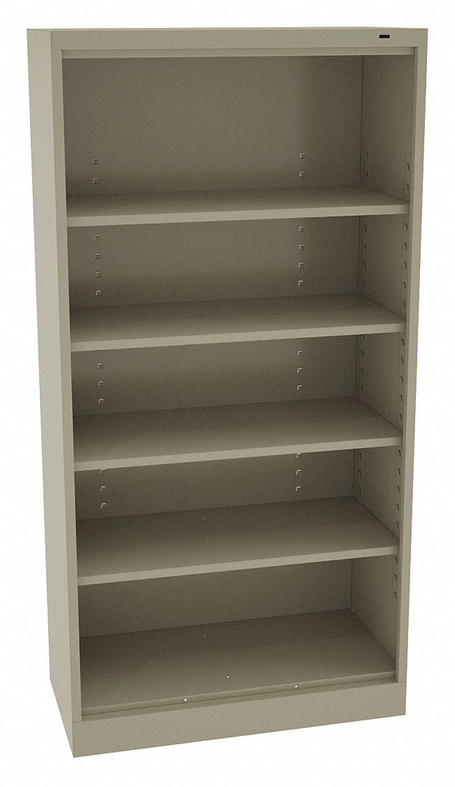 TENNSCO Metal Shelving LightDuty, Standalone, 36 in x 18 in, 72 in