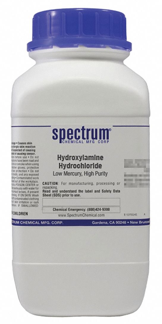 5470111, F.W. 69.49, Hydroxylamine Hydrochloride, Low Mercury, High