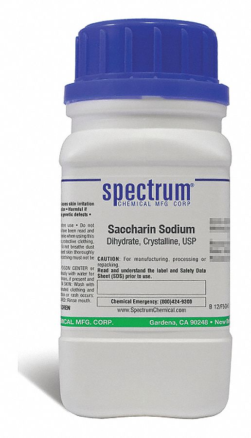 6155573, F.W. 241.20, Saccharin Sodium, Dihydrate, Granular, USP
