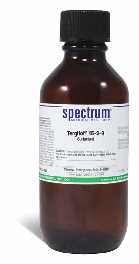 SPECTRUM Tergitol(R) 15S9, Surfactant, 500mL 39H096T1261500ML51