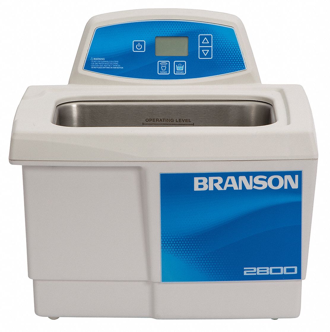 BRANSON, 0.75 gal Tank Capacity, Degas/Sweep, Ultrasonic Cleaner